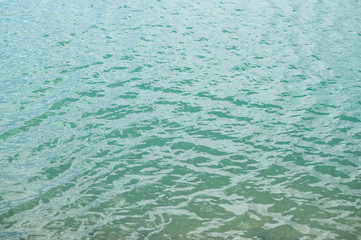 closeup of lake surface texture