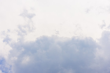 The nature of blue sky with cloud in the morning.