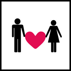 Man and woman are heart3