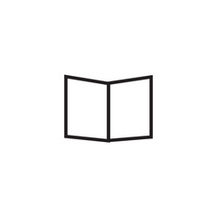 book icon isolated on white background