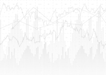 Fototapeta premium Abstract financial chart with stock graph market.Vector illustration