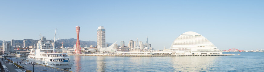 Obraz premium 神戸ハーバーランド モザイクからの風景