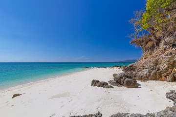 Beautiful White sand beach at Phi Phi Island , Krabi , Thailand