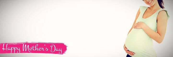 Composite image of digital composite of happy mothers day