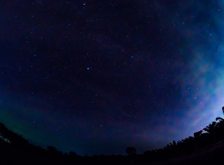 Obraz premium night with star in the sky