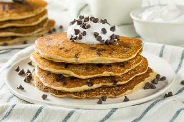 Homemade Chocolate Chip Pancakes