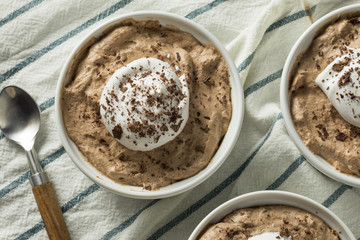 Homemade Sweet Chocolate Mousse