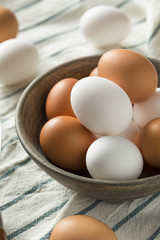 Cage Free Organic White and Brown Eggs