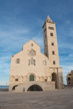 Cathedral built near the sea in Puglia