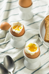 Homemade Soft Boiled Egg in a Cup