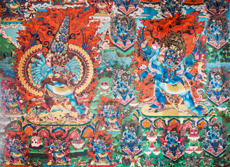 Inside buddhist temple © saiko3p