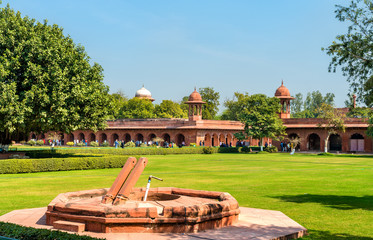 Jilaukhana, the forecourt of Taj Mahal. Agra, India