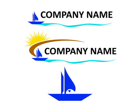 boat paddle logo collection