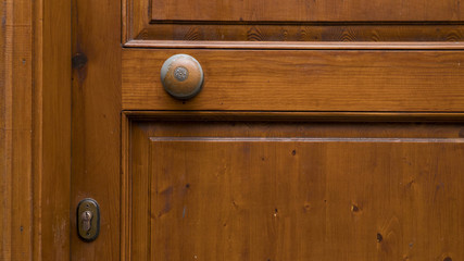old wooden door detail