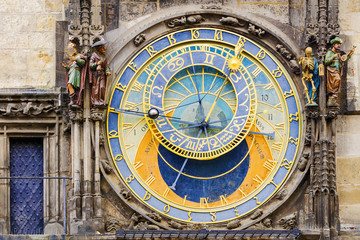 Astrogolic clock at the Town Hall in Prague