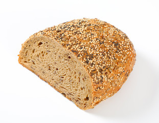 bread with poppy, sunflower and sesame seeds