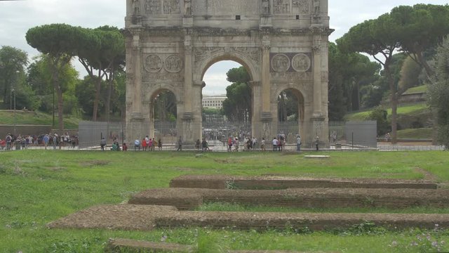 Meta Sudans and Arch of Constantine