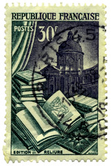 Books on French Postage Stamp