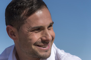 Obraz premium Face of a smiling man