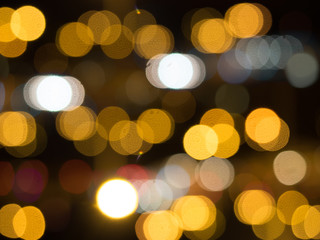 Abstract Bokeh , Defocused night traffic lights, A Look Through Lens: Bubbles of light,