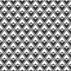 Seamless pattern of triangular geometric shapes.