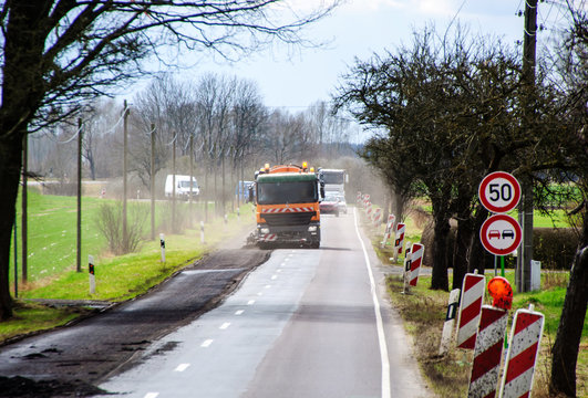 Reinigung der Baustelle
