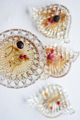 confiture on white background