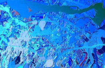 Abstract artistic background. Oil painting on canvas. Big size print. Modern artwork. Contemporary pictorial art. Chaotic brushstrokes of paint.