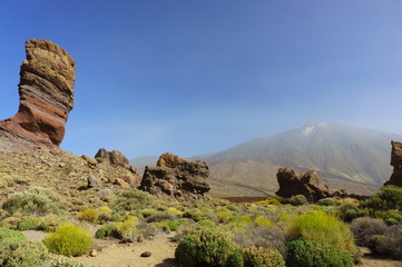 Roque Cinchado and Teide, Tenerife