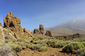 Roque Cinchado and Teide, Tenerife
