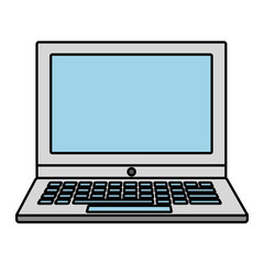 laptop gadget technology wireless image vector illustration