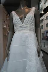 Fototapeta na wymiar The white dress