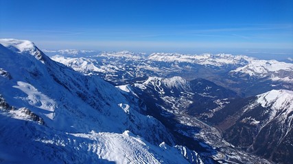 Obraz premium chamonix (aiguille du midi)