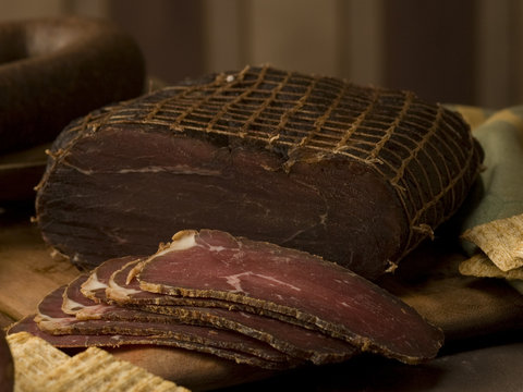 sliced proscuitto