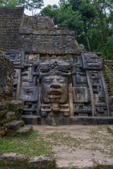 The Mayan ruins of Lamanai.
