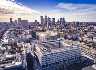 Warszawa © Drone in Warsaw