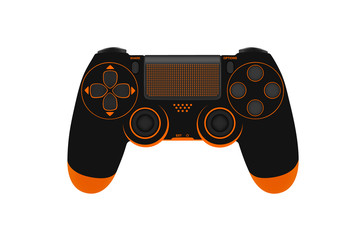 Game controller isolated on a white background.Vector illustration.Photo-realistic joystick. © begun1983