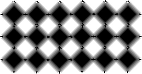 vector de forma horizontal con rombos en color negro y formas regular