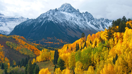 Mount Sneffels In Autumn