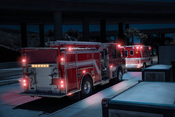 Emergency Vehicles - Firetruck & Paramedic