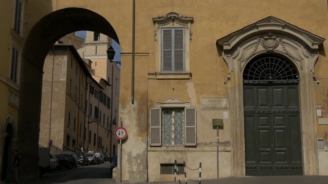 Street sign in Piazza del Grillo