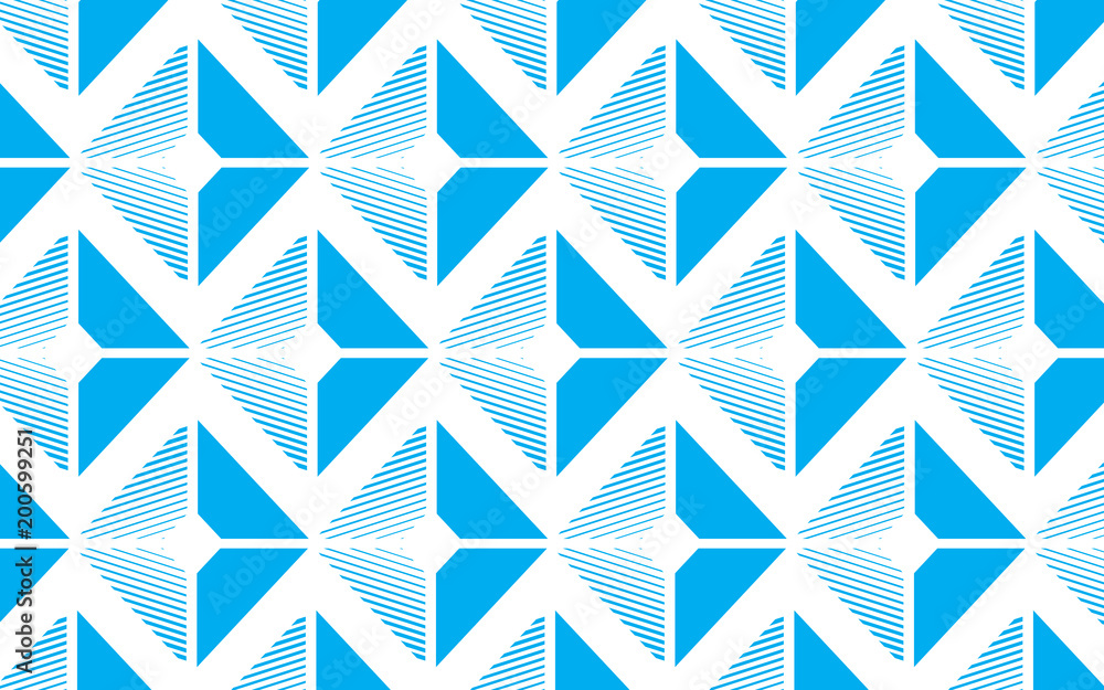 Poster blue geometric abstract pattern vector background design.