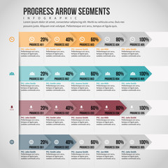 Progress Arrow Segments