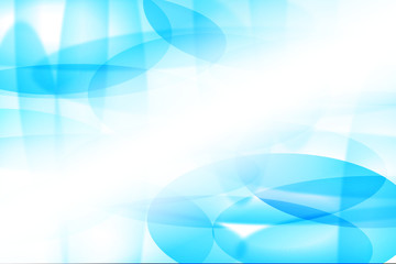 曲線、ブルーの抽象的背景
