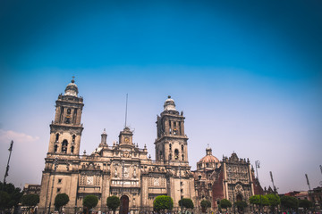 Fototapeta na wymiar Church in Ciudad de Mexico, Mexico