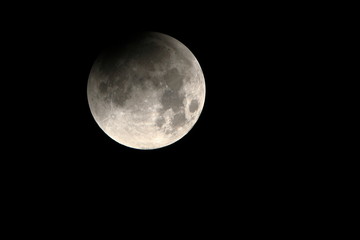 Lunar Eclipse Beginning