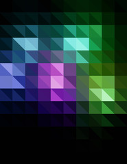 Obraz premium Shiny Abstract Triangles Background for Design - Vector Illustration