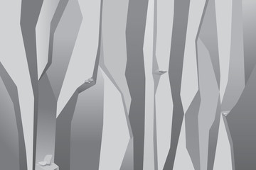 Grey stone wall texture. Vector  background.