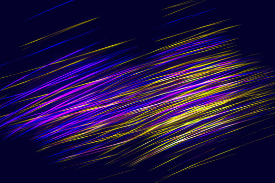 An illuminated abstract digital wave of not clear luminous particles and a flash light effect. Technological concept of a radio or sound wave. Abstract background © игорь перекрестоd