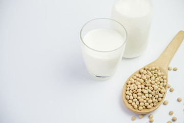 milk with soy beans